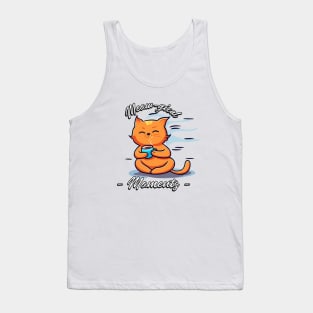 Meow-gical Moments | Cat Drinking Coffee Tank Top